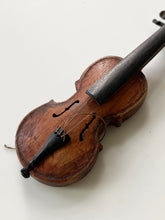 Load image into Gallery viewer, Miniature carved violin