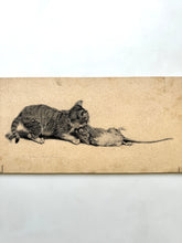 Load image into Gallery viewer, Kitten and rat
