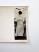 Load image into Gallery viewer, Real photo postcard back of woman
