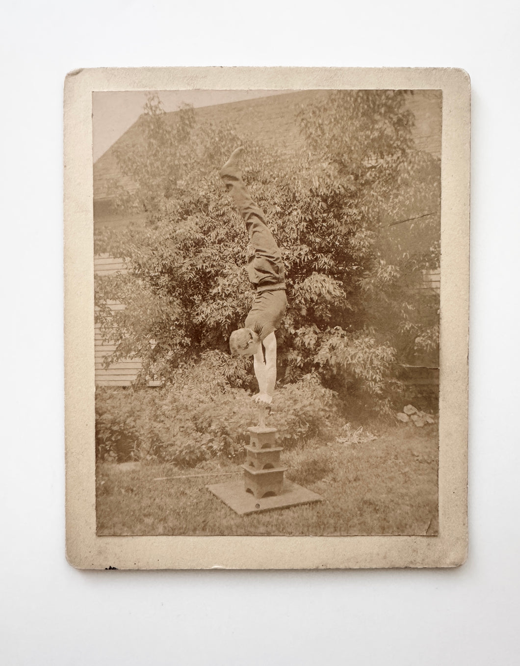 Acrobat mounted photo