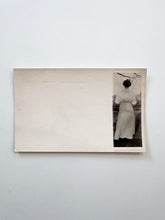 Load image into Gallery viewer, Real photo postcard back of woman
